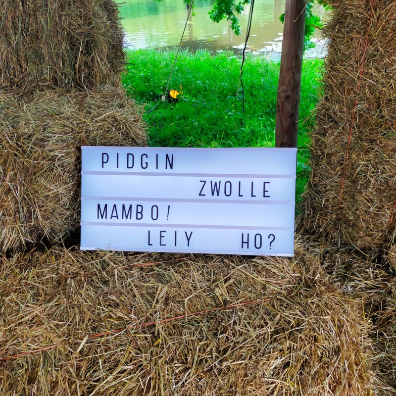 Oprichters van Pidgin Zwolle geven workshops tijdens Festival WOEST